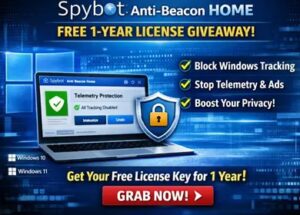 Spybot Anti-Beacon Home Free 1-Year License Giveaway | Free Download